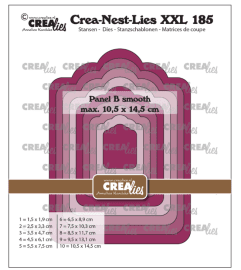 Crea Lies XXL Dies No185 - Panel B Smooth 