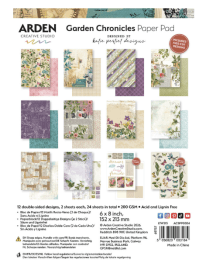 Arden Creative Studio 6x8 Paper Pad - Garden Chronicles by Katie Per