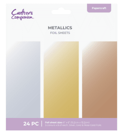 Crafter´s Companion Cut in Edge Foil Sheets Metallics