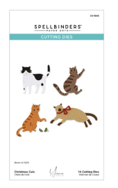 Spellbinders Dies - Yana´s Christmas Cats Etched Dies