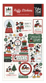 Echo Park Puffy Stickers - Mouse And Me Christmas