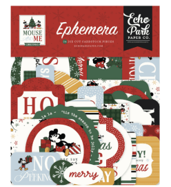 Echo Park Ephemera - Mouse And Me Christmas