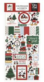 Echo Park Chipboard Accents - Mouse And Me Christmas
