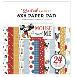 Echo Park 6x6 Paper Pad - Mouse And Me Birthday