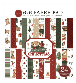 Carta Bella 6x6 Paper Pad - Have A Beary Christmas