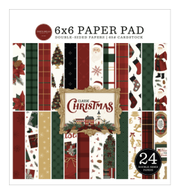 Carta Bella 6x6 Paper Pad - Classic Christmas 