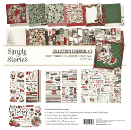 Simple Stories Collectors Essentials Kit -Simple Vintage Old-Fashioned Christmas