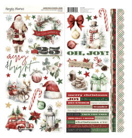Simple Stories Cardstock Stickers - Simple Vintage Old-Fashioned Christmas