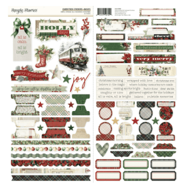 Simple Stories Cardstock Stickers Basic - Simple Vintage Old-Fashioned Christmas