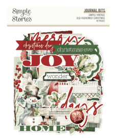 Simple Stories Journal Bits & Pieces - Simple Vintage Old-Fashioned Christmas