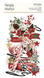 Simple Stories Page Pieces -Simple Vintage Old-Fashioned Christmas 