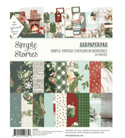 Simple Stories 6x8 Paper Pad - Vintage Evergreen Memories