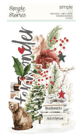 Simple Stories Simple Pages Pieces - Vintage Evergreen Memories