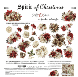 Craft O`Clock Extras Set Flowers - Spirit Of Christmas