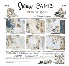 Craft O`Clock 12x12 Paper set - Snow Games