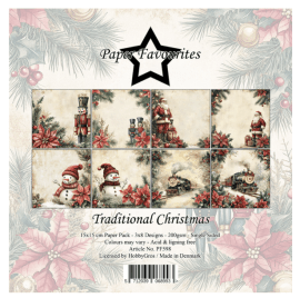 Paper Favourites 6x6 Paper Set - Traditional Christmas