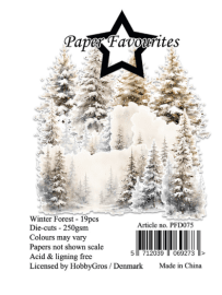 Paper Favourites Die-Cuts - Winter Forest