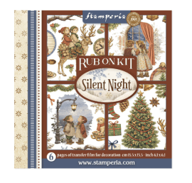 Stamperia Rub On Kit - Silent Night