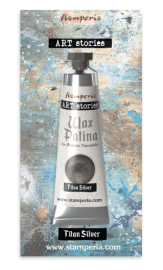 Stamperia Wax Patina ml 40 - Titan Silver
