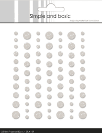 Simple and Basic Glitter Enamel Dots - Beige