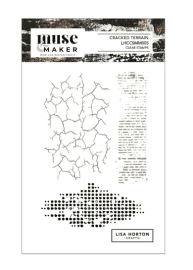Lisa Horton Muse & Maker Clear Stamp - Cracked Terrain