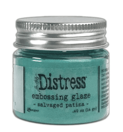 Tim Holtz Distress Embossing Glaze - Salvaged Patina 