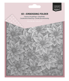 Vaessen 3D Embossing Folder - Christmas Rose