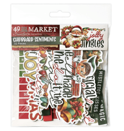 49 and Market Chipboard Set - Jolly Jingles