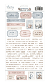 MIntay Papers Stickers Words - Snowberry Lane 