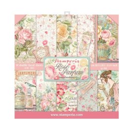 Stamperia Paper Pack 8x8 - Rose Parfum 