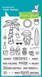Lawn Fawn Clear Stamps - Beachy Christmas