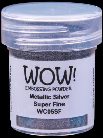 WOW! Embossing Powder Metallics - Silver - Super Fine