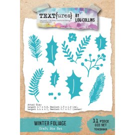Arden Creative TEXT{ures} Winter Foliage Craft Die Set
