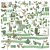 49 and Market Mini Laser Cut Outs - Color Swatch: Willow 