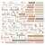 49 And Market Chipboard Set Words - One Perfect Day