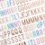 American Crafts Thickers Stickers - Rainbow Avenue Rose Gold Alpha
