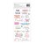 American Crafts Thickers Stickers Phrases - Rainbow Avenue