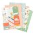 Pebbles 6x8 Paper Pad - Gold Foil, Sunny Bloom