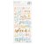 Pebbles Thickers Stickers - Phrase Gold Foil Foam Sunny Bloom