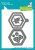 Lawn Fawn Dies - Honeycomb shaker gift tag