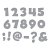 Spellbinders Dies - Classic Mouse Numbers & Punctuation