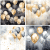 4 motivbilder på papper 12x12 inch - Ballonger 