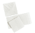 HobbyGros 50 Card/Envelopes 10x10 cm - Snow White