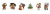 Studio Light Transparent Stickers on Roll - Vintage Christmas 