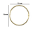 Book Binding Rings 75mm Gold 6pcs