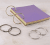Book Binding Rings 50mm Gold 