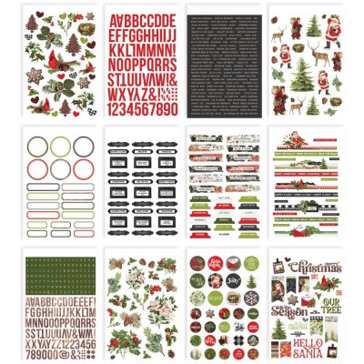 Simple Stories Sticker Book - Simple Vintage Christmas Lodge 