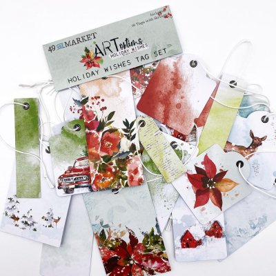 49 and Market Tag Set - ARToptions Holiday Wishes