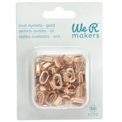 We R Crop-A-Dile Oval Eyelets - Guld