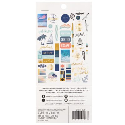 Heidi Swapp Set Sail Ephemera Die-Cuts 
